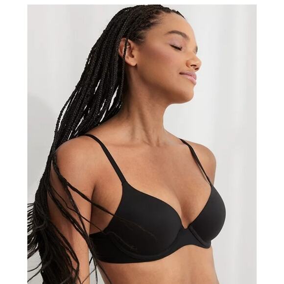 Aerie Women 32DD Black "Sunnie" Underwire Stretch Soft Full Coverage Bra - Picture 1 of 7